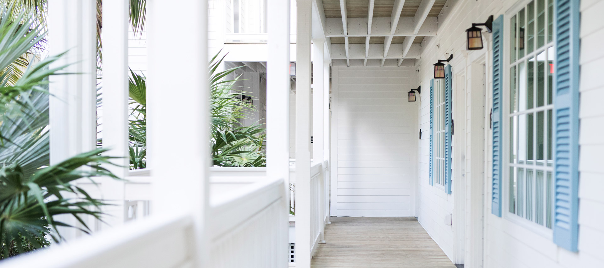 Coastal Hamptons balcony